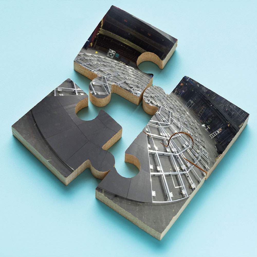Puzzle Drehscheibe Baukastensystem