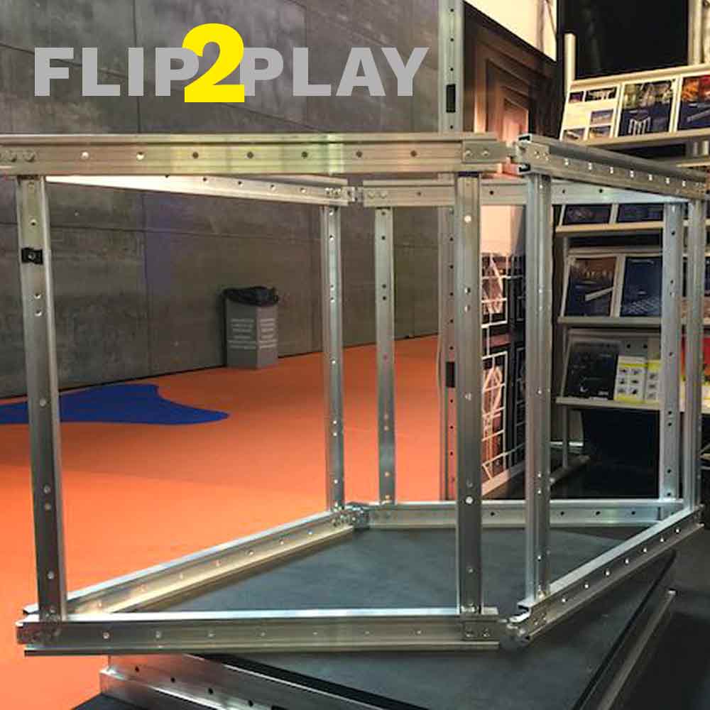 Flip2Play Bühnenkonstruktion